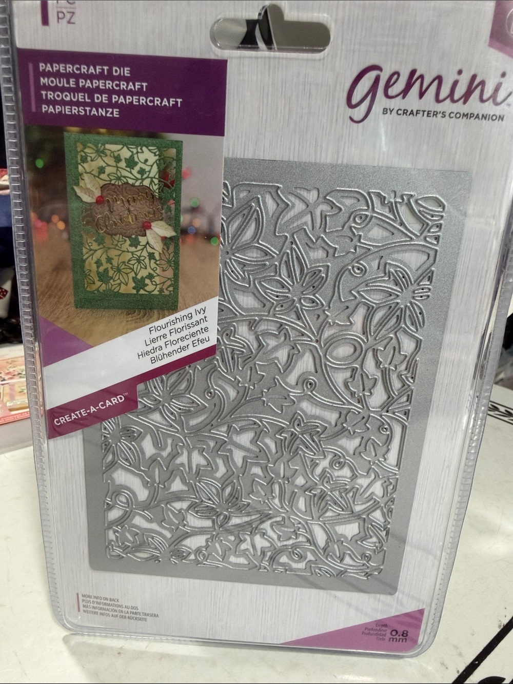 Crafters Companion Flourishing Ivy Create-a-card Die